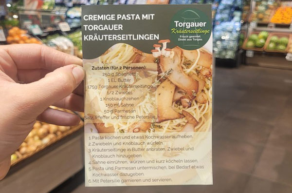 REWE Matthias Härzschel, NEO, Leipzig, Blog, Torgauer Kräuterseitlinge, Pilze, grillen, regional, Regionalität, Nachhaltigkeit