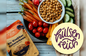REWE Härzschel, Leipzig, NEO, Blog, Hülsenreich, Kichererbsen, Snack, Regionalität