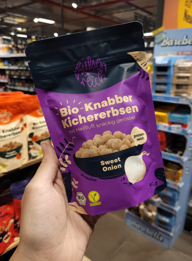 REWE Härzschel, Leipzig, NEO, Blog, Kichererbse, Snack, Hülsenreich, Regionalität