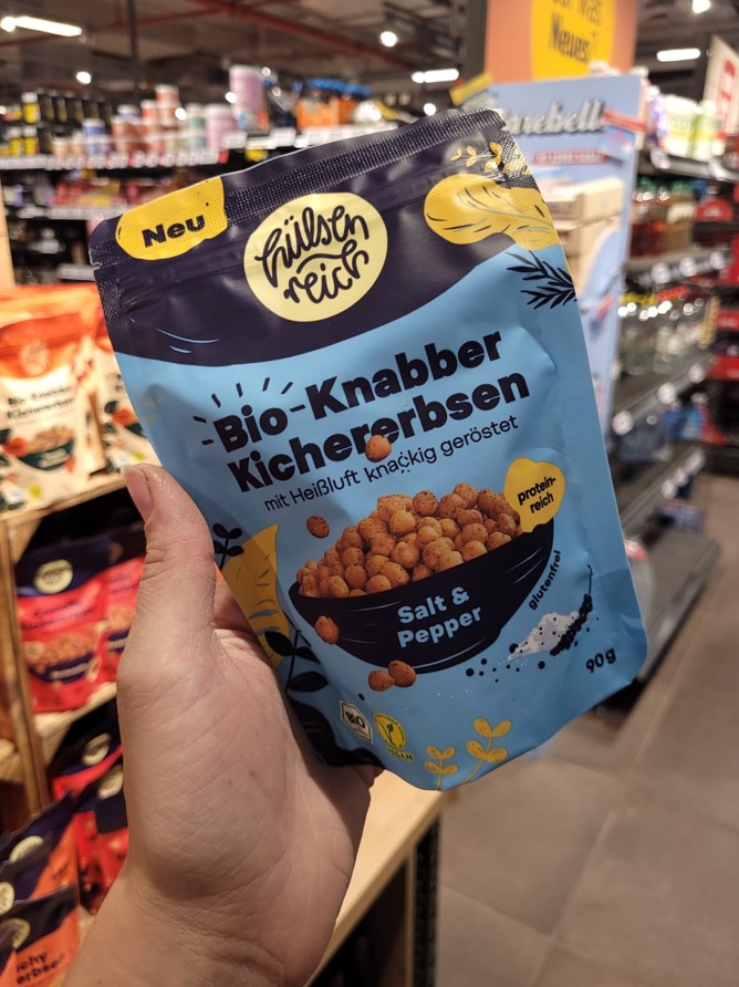 REWE Härzschel, Leipzig, NEO, Blog, Kichererbse, Snack, Hülsenreich, Regionalität
