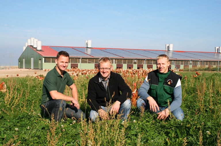 Christian (v.l.), Jürgen und Richard Weber